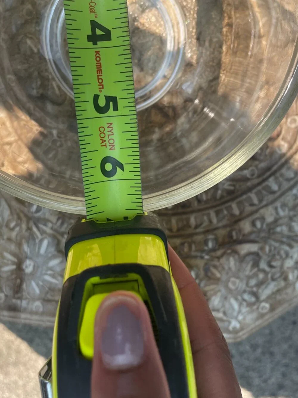 Vintage glass mixing bowl